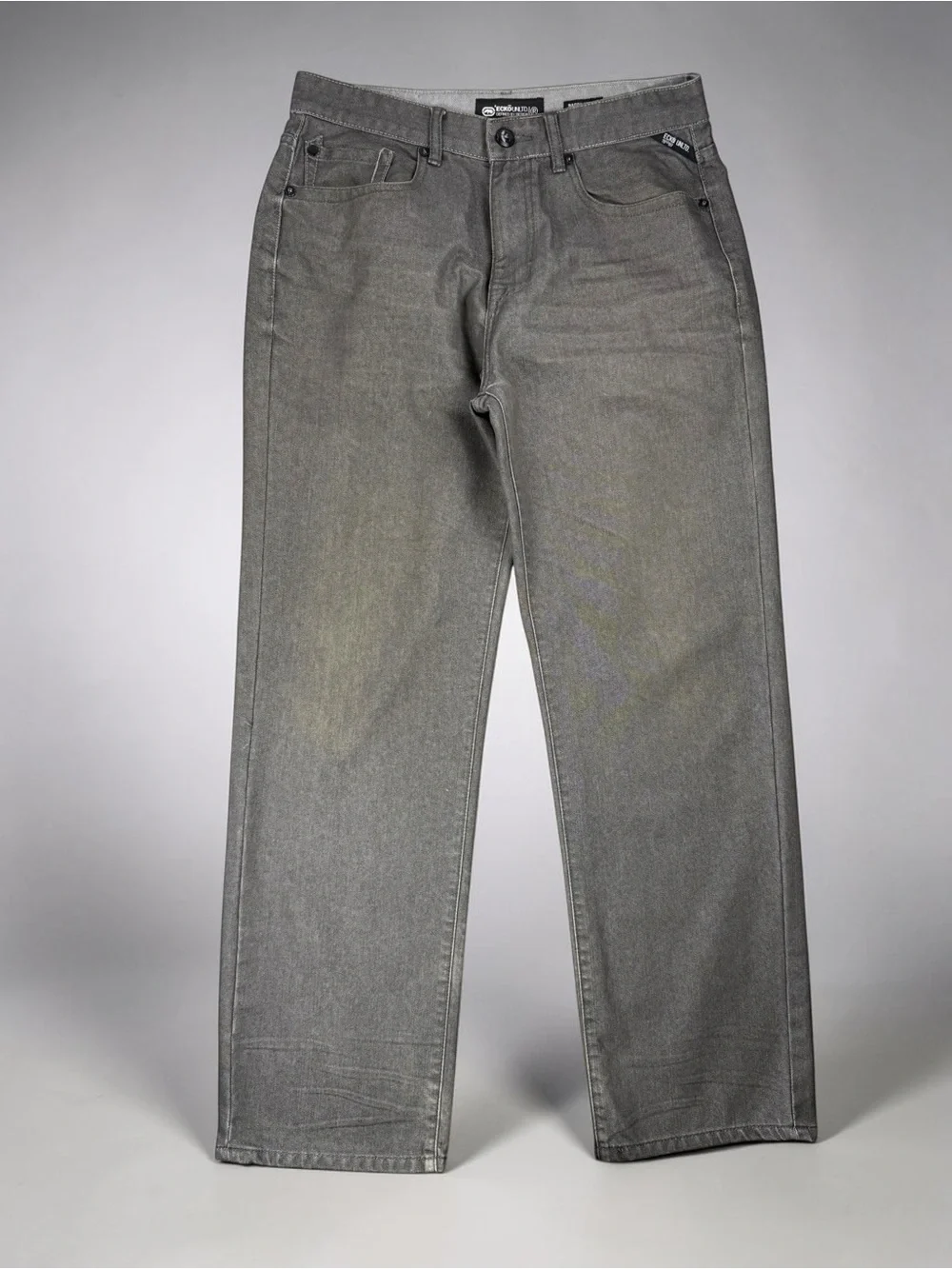 ECKO UNLTD Baggy Fit Jeans Mens W32 Gray Denim Y2K Skater Streetwear